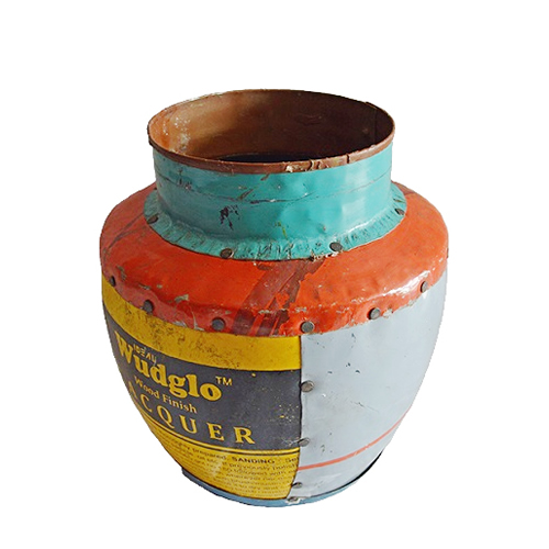 MING商品 リサイクルブリキの花瓶
