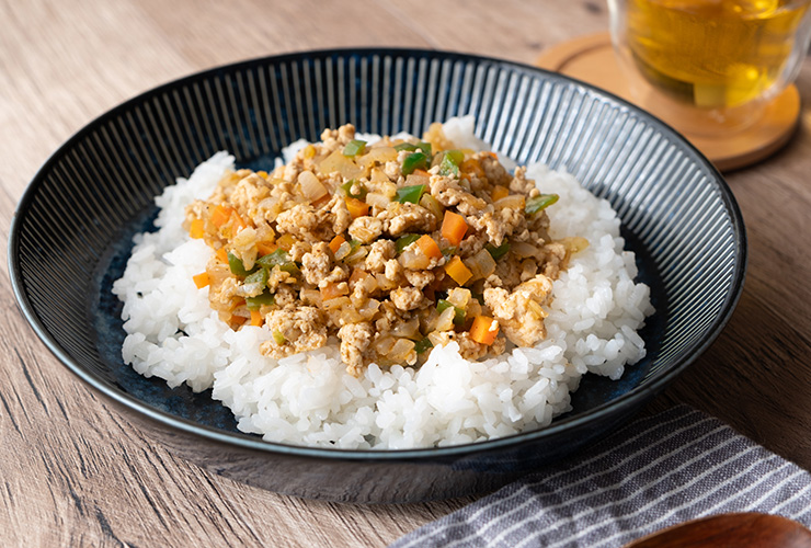 豆腐カレーそぼろ