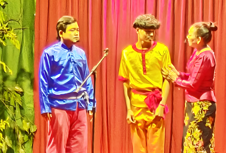 カンボジアの伝統的なミュージカルYike（ジーケー）