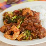 エビとブロッコリーのトマトカレー