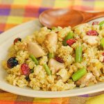 クランベリーカレーピラフ風