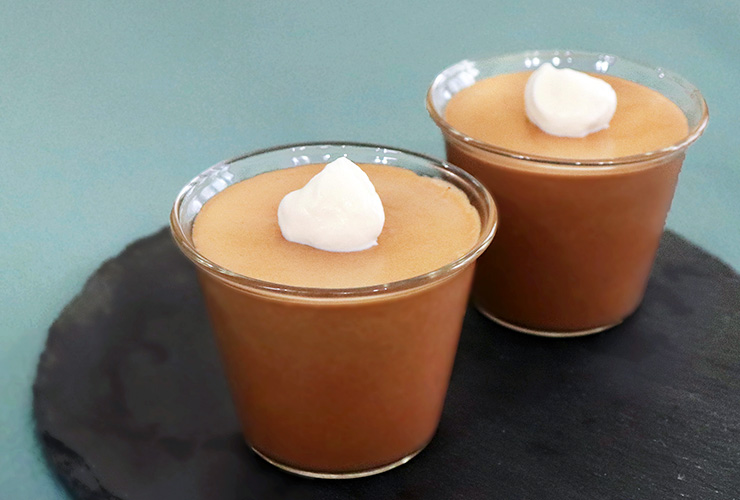 アールグレイ風味のチョコムース