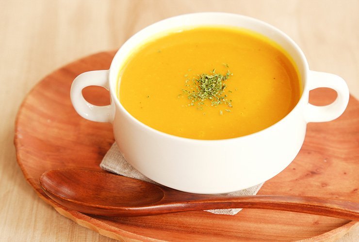 メープルとカレーが隠し味のかぼちゃポタージュ