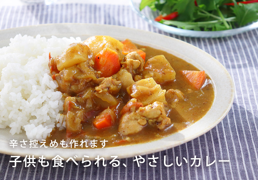子供も食べられるやさしいカレー